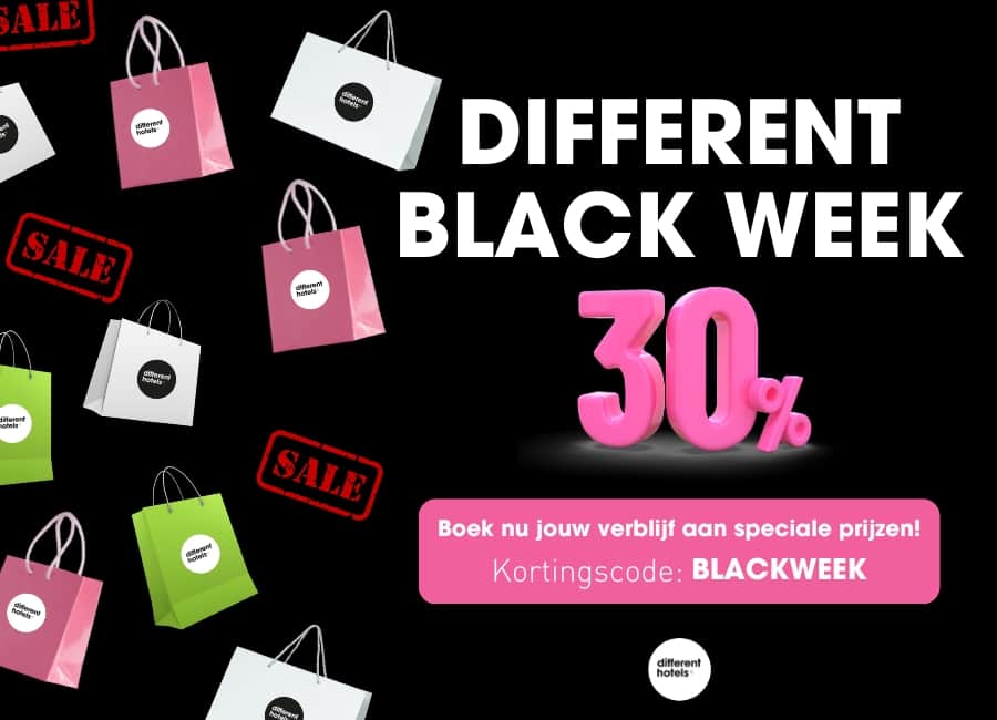 DIFFERENT Black popup-black-week 30% – Kortingscode: BLACKWEEK